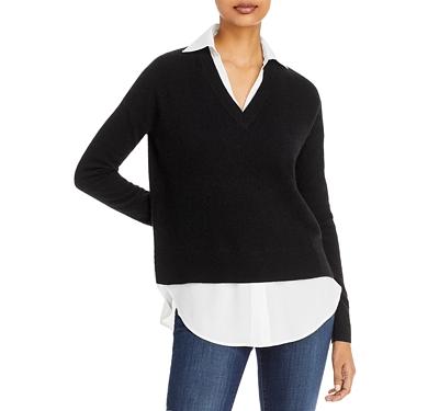 C by Bloomingdale's Cashmere Layered Look Cashmere Sweater - 100% Exclusive