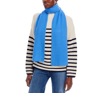 C by Bloomingdale's Cashmere Rib Knit Scarf - 100% Exclusive
