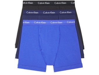 Calvin Klein Cotton Stretch Moisture Wicking Boxer Briefs, Pack of 3