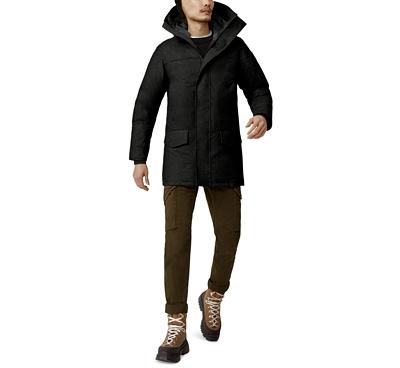Canada Goose Langford Hooded Wool Blend Down Parka