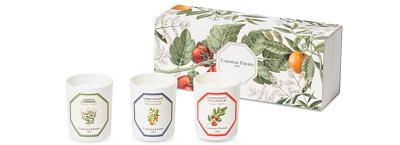 Carriere Freres Botanical Candle Gift Box, Set of 3
