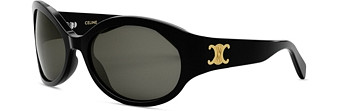 Celine Triomphe Oval Sunglasses, 62mm