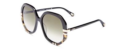 Chloe West Geometric Style Sunglasses, 58mm