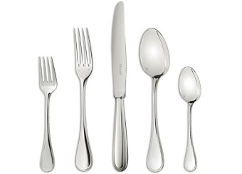 Christofle Perles Silverplate 5 Piece Place Setting