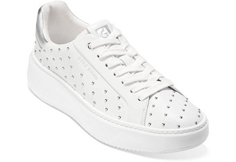 Cole Haan Women's GrandPro Topspin Lace Up Low Top Sneakers