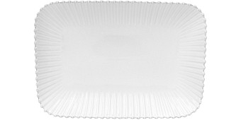 Costa Nova White Pearl Rectangular Platter