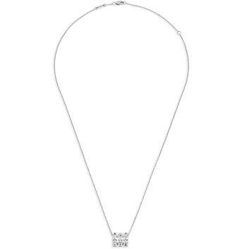 Dinh Van 18K White Gold Pulse Diamond Pendant Necklace, 17.7