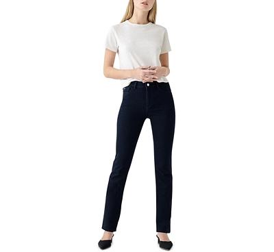 DL1961 Coco Curvy High Rise Straight Jeans in Flatiron