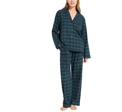 Eberjey Flannel Long Holiday Pajama Set