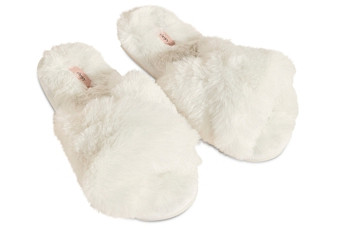 Eberjey Women's Plush Faux Fur Slippers