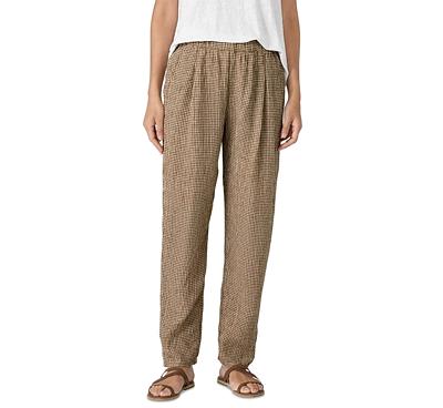 Eileen Fisher Printed Linen Pants