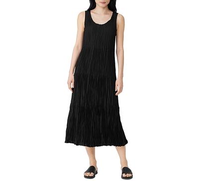 Eileen Fisher Silk Tiered Dress