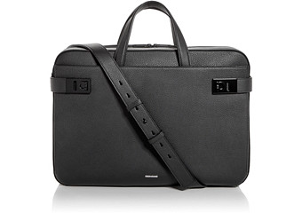 Ferragamo Gancini Leather Briefcase