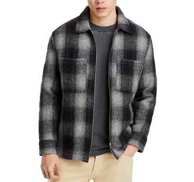 Frame Plaid Wool Jacket