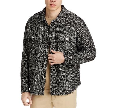 Frame Tweed Textured Regular Fit Overshirt