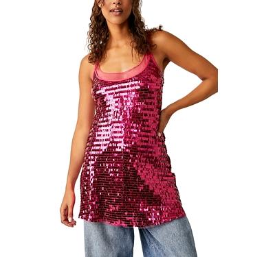 Free People Disco Fever Mini Slip Dress