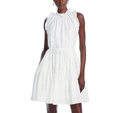 French Connection Emily Tie Waist Ruffled Dress