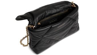 Gerard Darel Fanny Black Leather Crossbody Bag