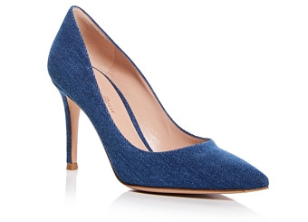 Gianvito Rossi Women's Jaipur Embellished Pointed Toe Pumps