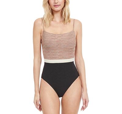 Gottex Serenity Color Blocked One Piece Swimsuit