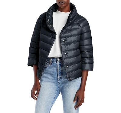 Herno Iconico Cropped Down Puffer Coat