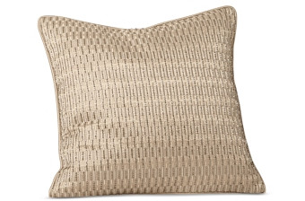 Hudson Park Collection Linear Sandstone Beaded Decorative Pillow, 16 x 16 - 100% Exclusive