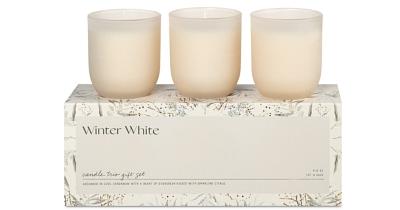 Illume Winter White Candle Trio Gift Set, 21.5 oz.