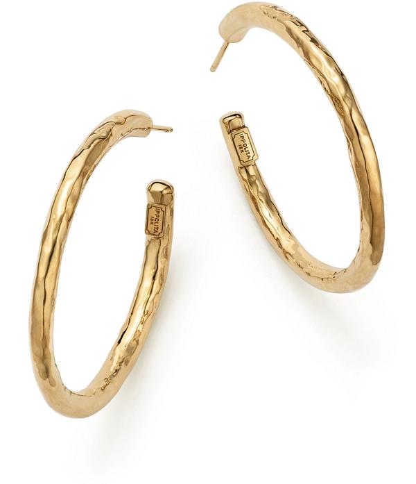 Ippolita 18K Yellow Gold Glamazon #3 Hoop Earrings