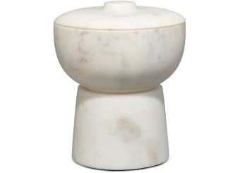 Jamie Young Bennett Marble Small Storage Bowl with Lid