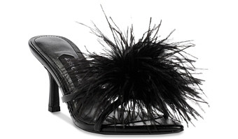 Jessica Rich Women's Malena Feather Embellished Sandals