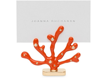 Joanna Buchanan Coral Placecard Holders, Set of 2