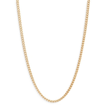 John Hardy 18K Yellow Gold Classic Curb Thin Chain Necklace, 22