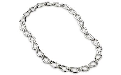 John Hardy Sterling Silver Open Link Collar Necklace, 18