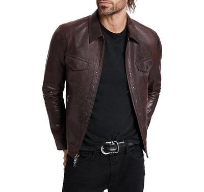 John Varvatos Basswood Leather Jacket