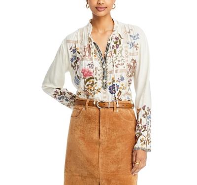 Johnny Was Mabel Embroidered Blouse