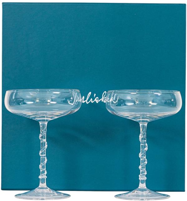 Juliska Amalia Cocktail Coupe, Set of 2