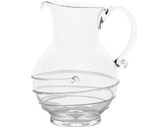 Juliska Amalia Glass Round Pitcher