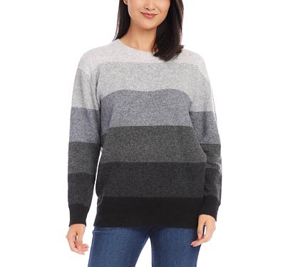 Karen Kane Striped Ombre Sweater