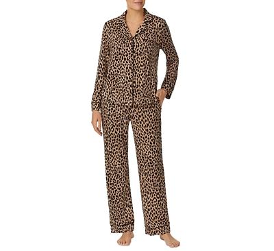kate spade new york Animal Print Long Pajama Set