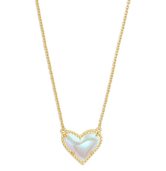 Kendra Scott Ari Heart Short Pendant Necklace, 15