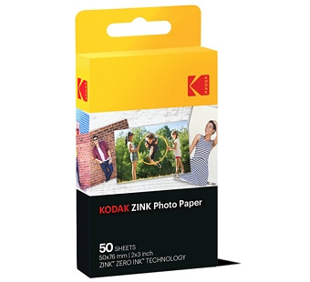 Kodak Zink Photo Paper, 2 x 3, Pack of 50