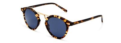 Krewe St. Louis 24K Polarized Round Sunglasses, 46mm