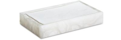 Labrazel Alisa White Towel Tray