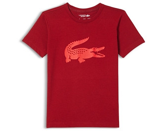 Lacoste Boys' Crocodile Logo Graphic Tee - Little Kid, Big Kid