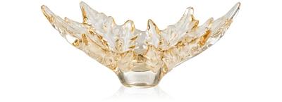 Lalique Champs-Elysees Small Bowl, Gold Luster