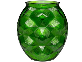 Lalique Turtle Vase, Amazon Green