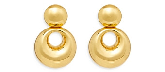 Lele Sadoughi Medallion Drop Earrings in 14K Gold Plated