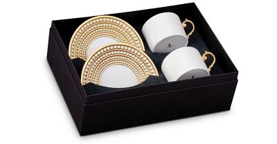 L'Objet Perlee Teacup and Saucer Gift Box