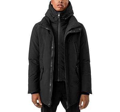 Mackage Edward 2-in-1 Down Coat with Removable Hooded Bib