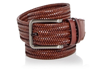 Magnanni Astoria Woven Stretch Leather Belt